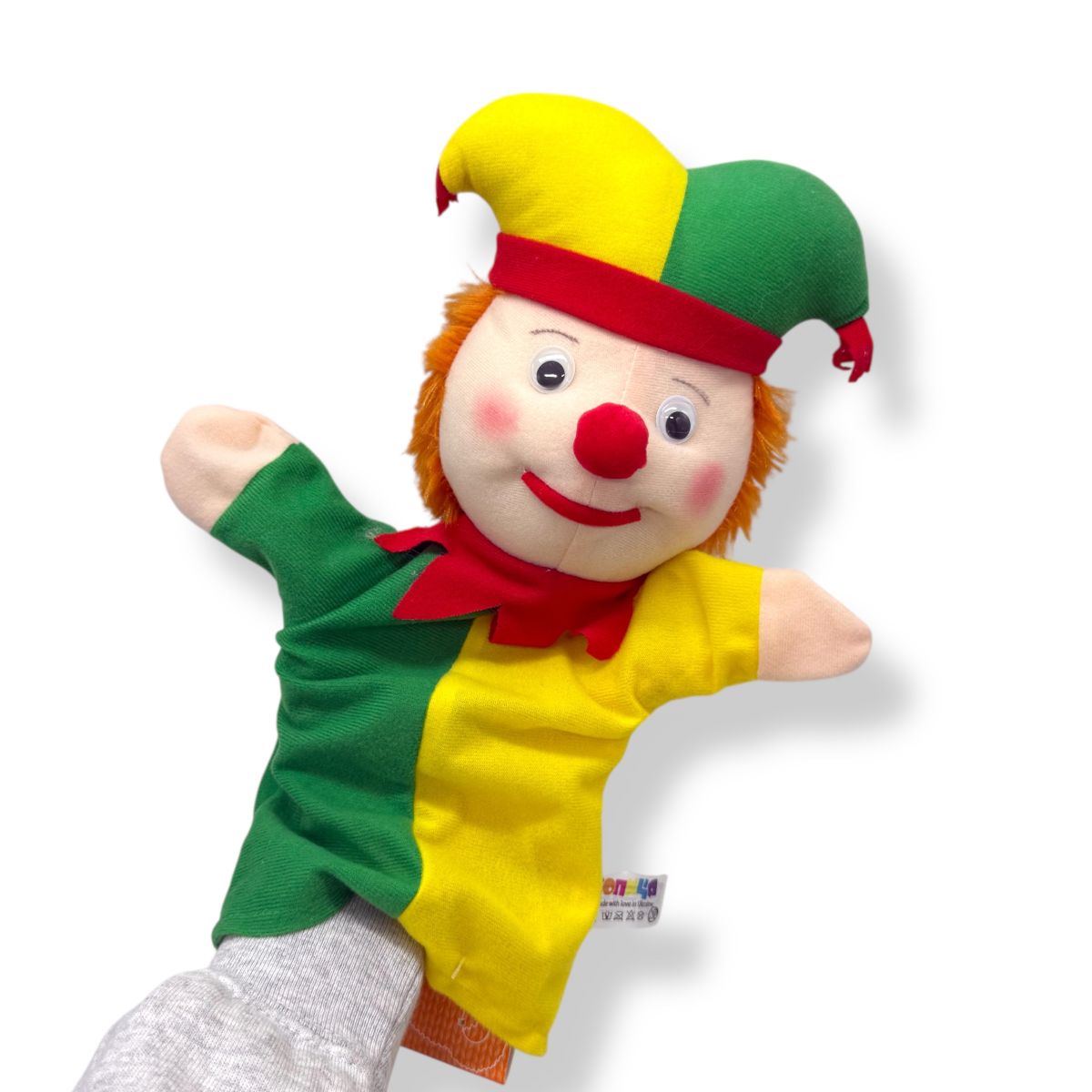 Мʼягка іграшка, (Рукавичка "Шут"), 35 см  фото 2