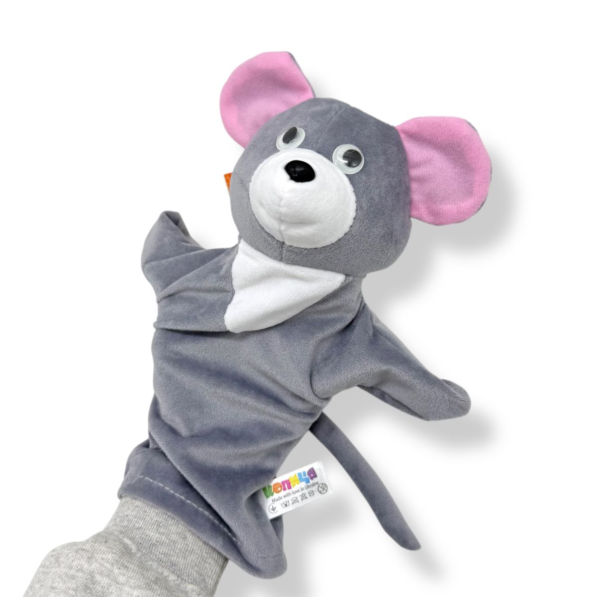 Мʼяка іграшка, (Рукавичка - Мишка) 30 см  фото 2