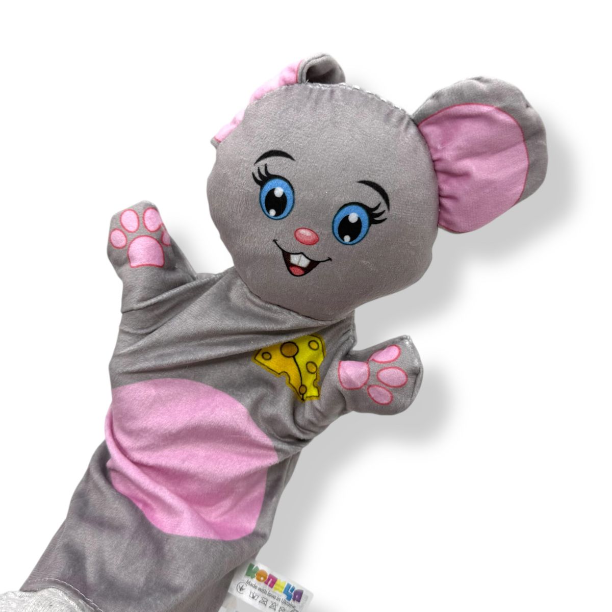 Мʼяка іграшка, (Рукавичка мишка, 1)  фото 2