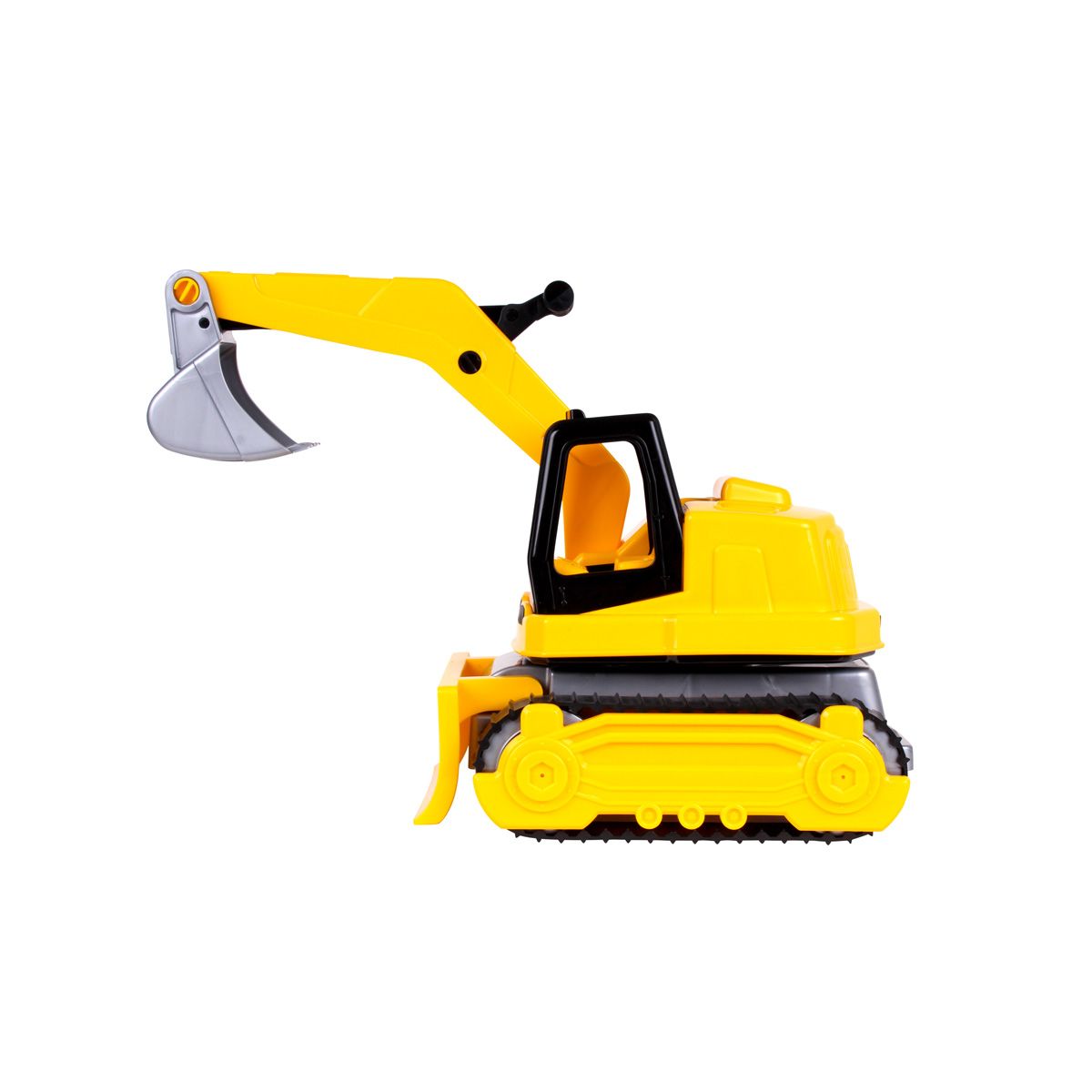 Трактор екскаватор 2 в 1 ТехноК (ЖОВТИЙ)  фото 2