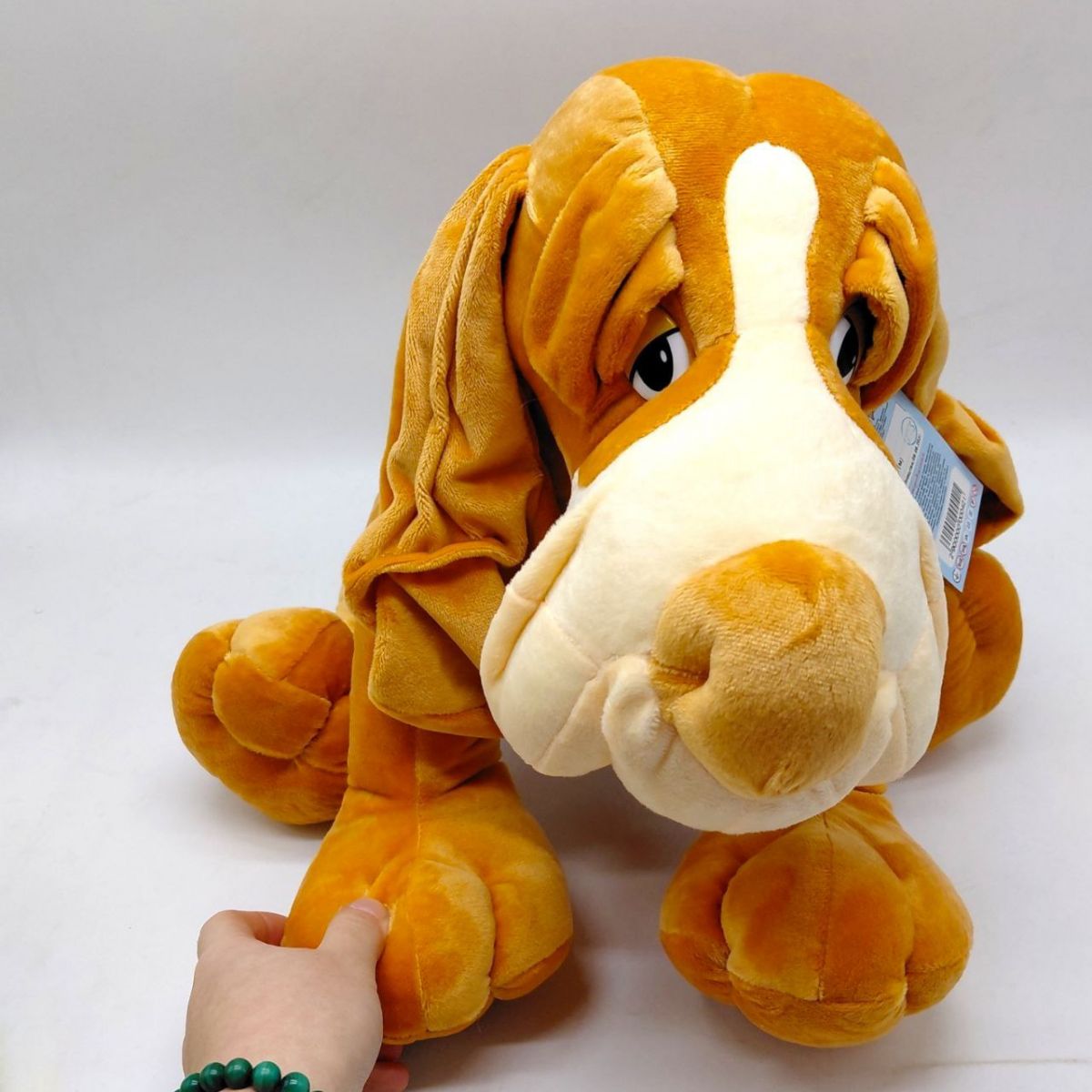 Мʼяка іграшка "Лапоухий песик Бакс", 40 см (РУДИЙ)  фото 2