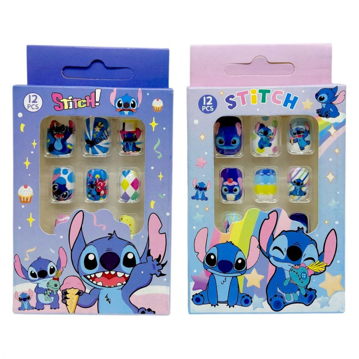 Набір накладних нігтів "Стіч" (мікс)  фото 2