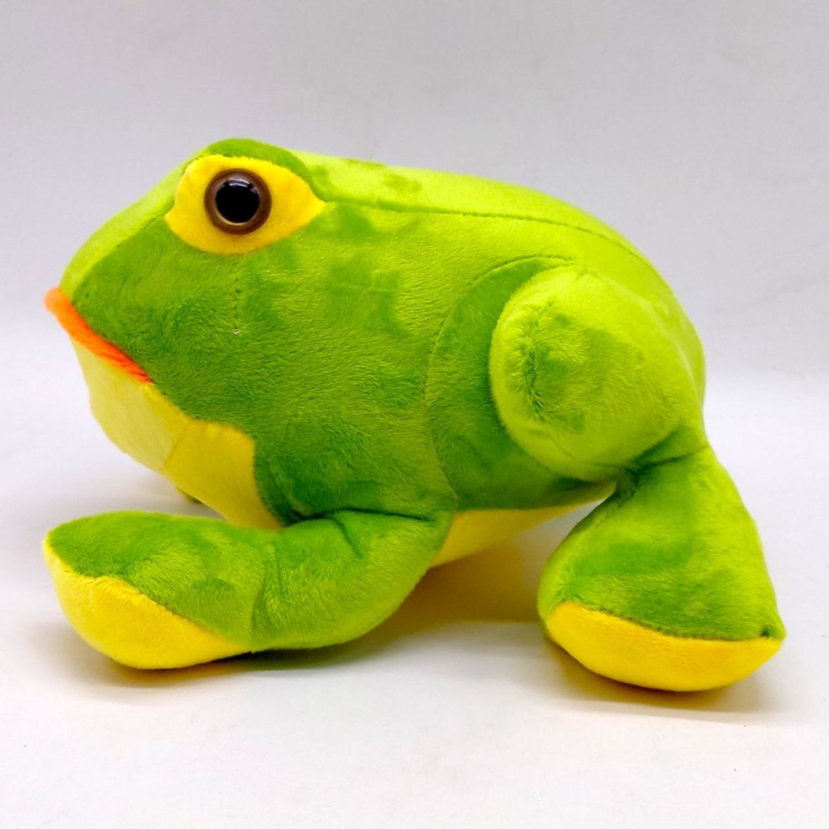 Мʼяка іграшка "Жабеня Квакуша", 16 см (САЛАТОВА)  фото 2