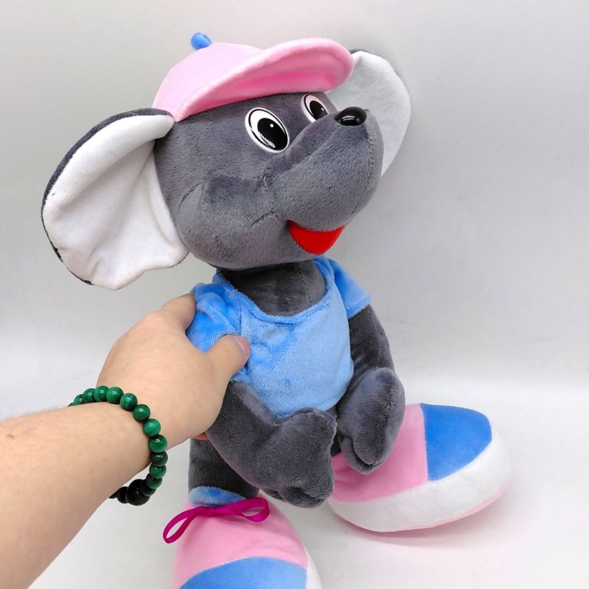 Мʼяка іграшка Мишенятко Паша (БЛАКИТНИЙ)  фото 2