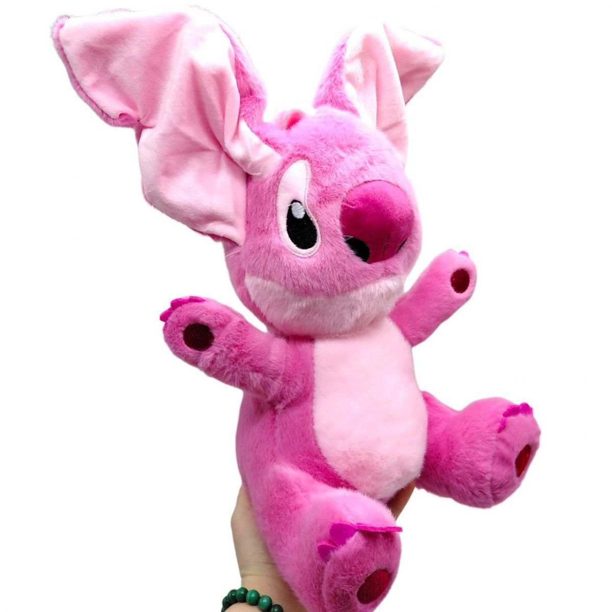 Музична мʼяка іграшка "STITCH" (РОЖЕВИЙ)  фото 2