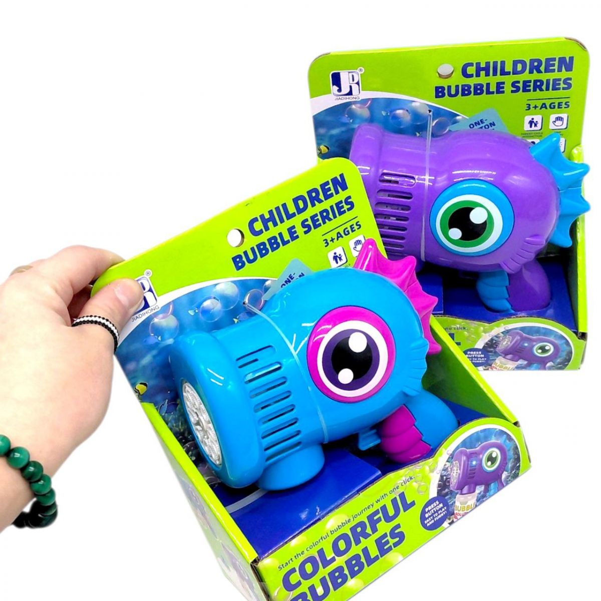 Бульбашкомет морський коник в коробці (ФІОЛЕТОВИЙ)  фото 2