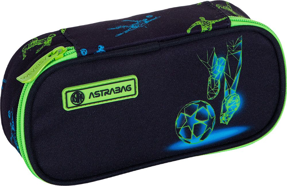 Пенал Astrabag Football motion (22 x 11 x 5,5 см)  фото 2