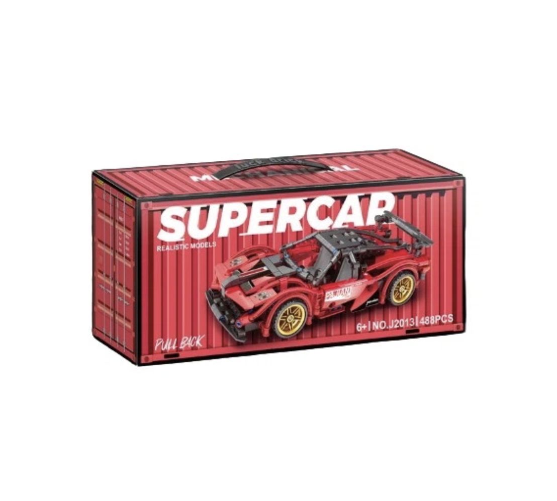 Конструктор "Суперкар" червоний (488 деталей)  фото 2