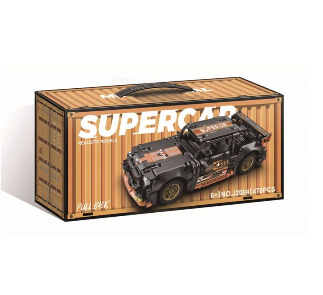 Конструктор "Суперкар" помаранчевий  фото 2