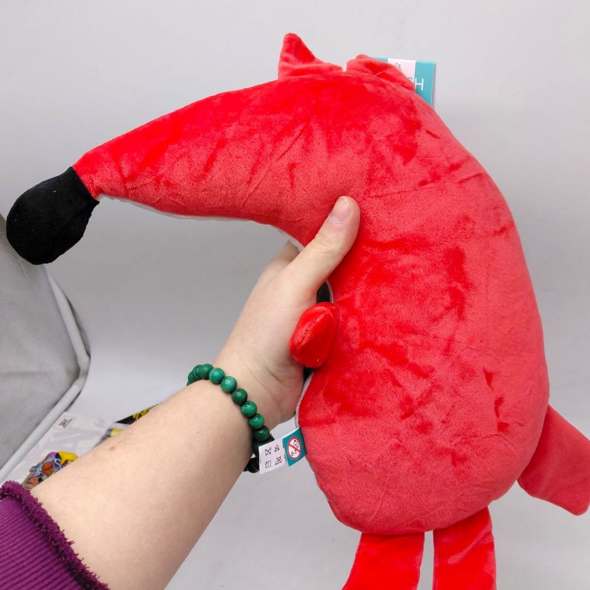 Подарункова м'яка іграшка "Лисичка Плюша", 30 см  фото 2