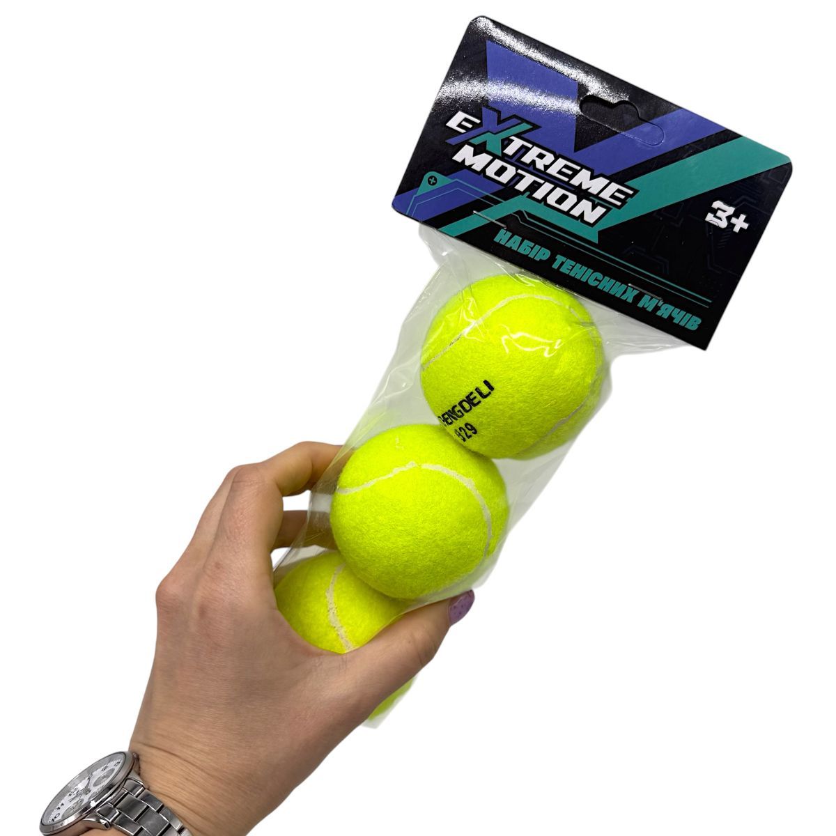 Мʼячики для теннісу, (3 шт в пакетi)  фото 2