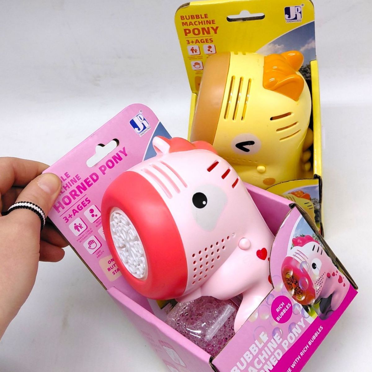 Мильні бульбашки "Поні" короб.  10,9*8,9*18,5 см  фото 2