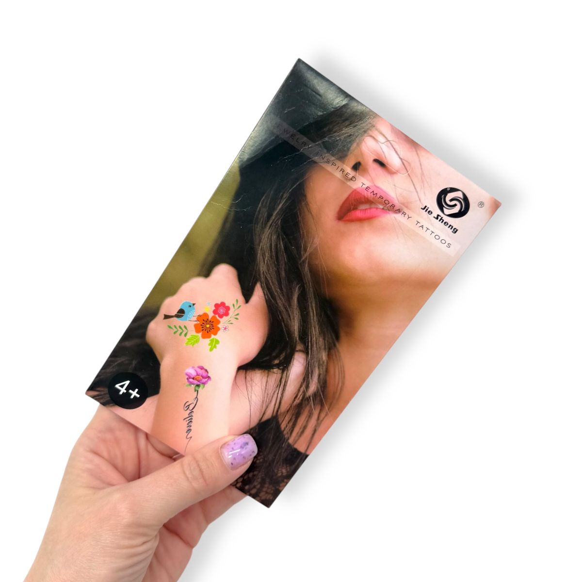 Набор временных тату 4 листа  фото 2