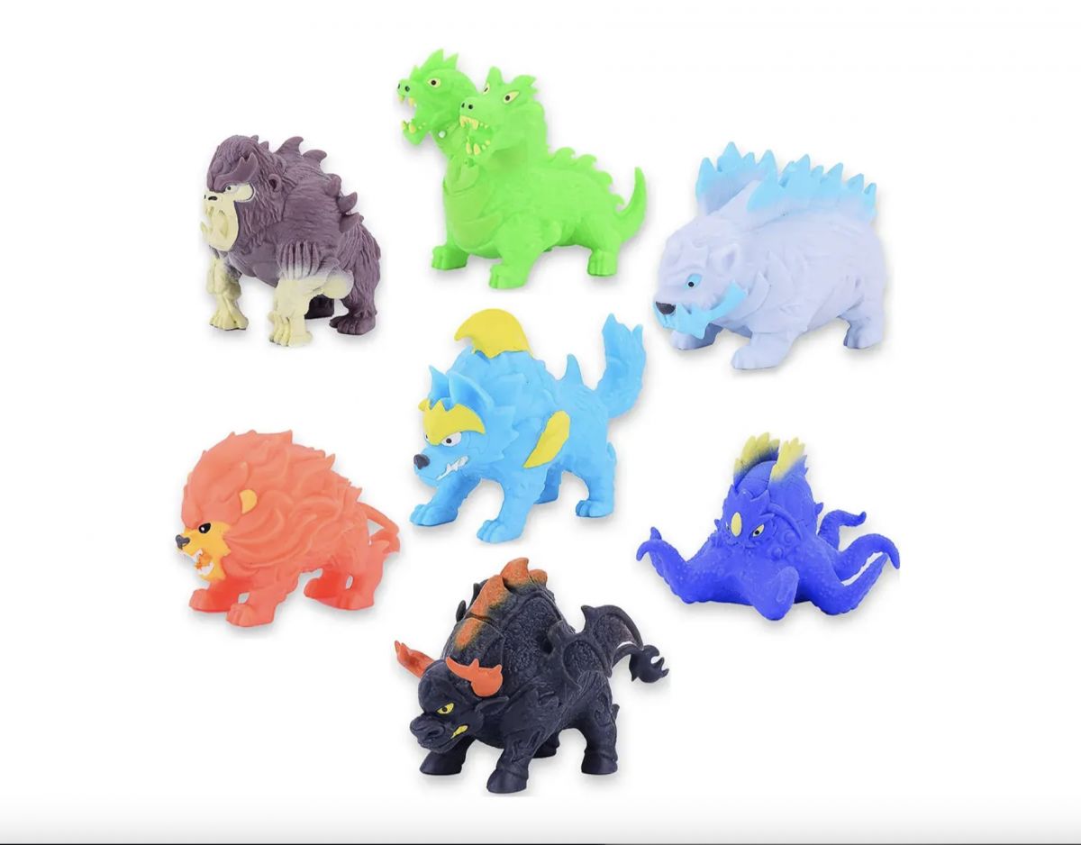 Стретч-іграшка у вигляді тварини серії "LEGEND OF ANIMALS МАКСІ" – ХРАНИТЕЛІ СТИХІЙ (у диспл. ) в асортиментів, вартість за 1 шт  фото 2