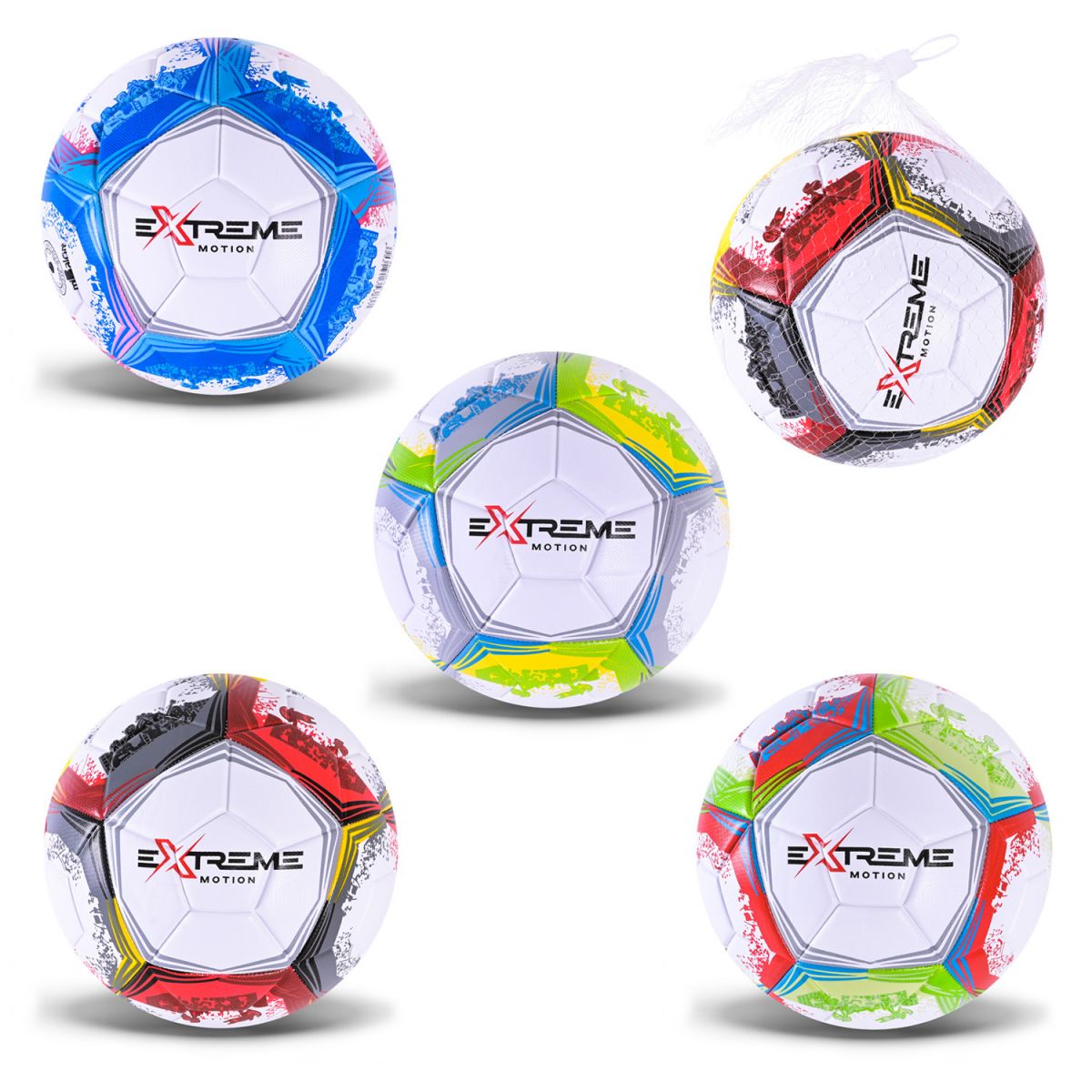 МʼЯЧ ФУТБОЛЬНИЙ, №5, PVC 400 ГР, БІЛО-ЧЕРВОНИЙ  фото 2