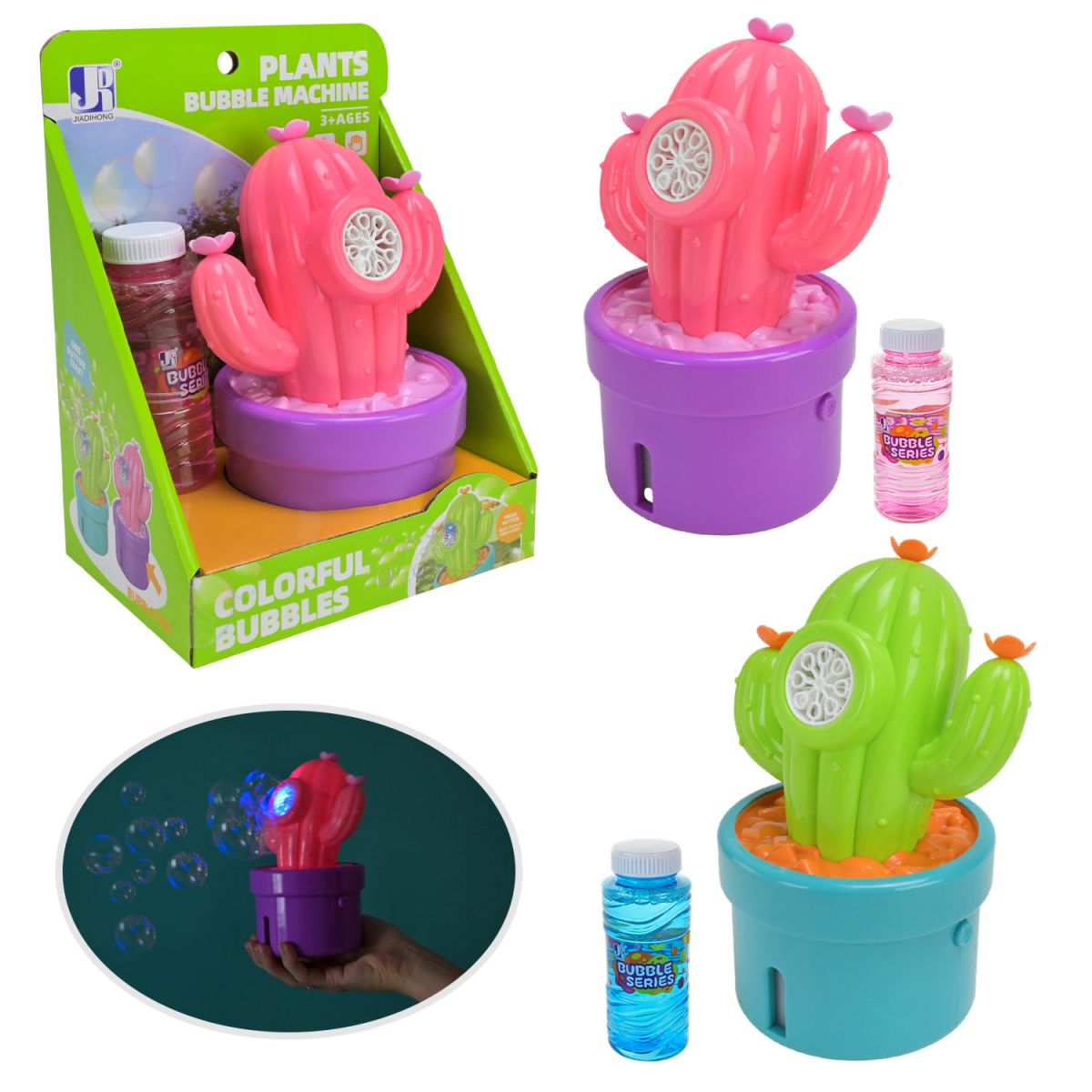 Мильні бульбашки "Кактус" зелений  фото 2