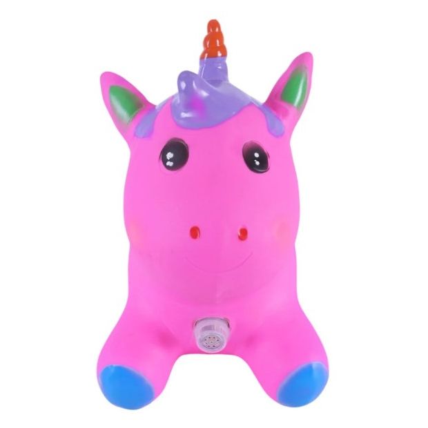 Стрибун гумовий "Єдиноріг" 1400 гр РОЖЕВИЙ  фото 2