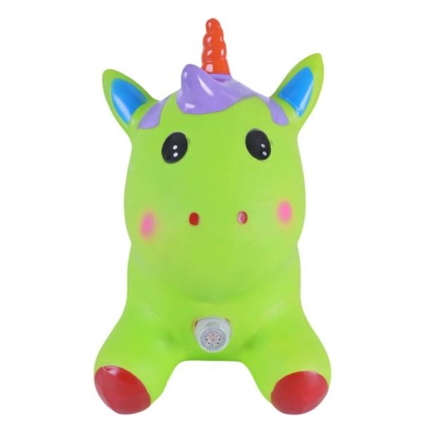 Стрибун гумовий "Єдиноріг" 1400 гр ЗЕЛЕНИЙ  фото 2