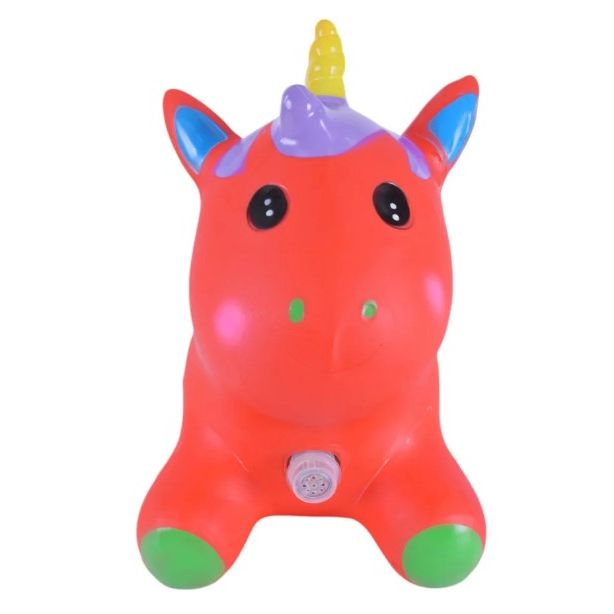 Стрибун резиновый "Единорог" 1400 гр КРАСНЫЙ  фото 2