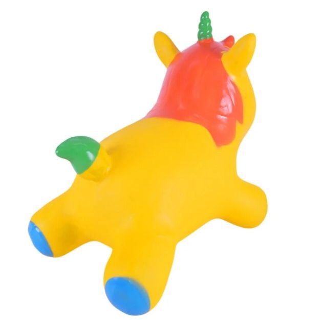 Стрибун резиновый "Единорог" 1400 гр ЖЕЛТЫЙ  фото 2