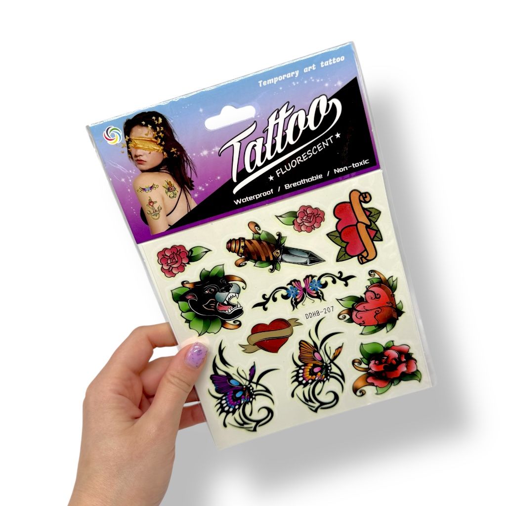 Тимчасове тату люміносцентне  фото 2