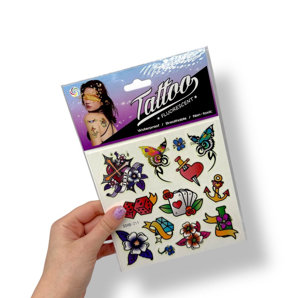 Тимчасове тату люміносцентне  фото 2