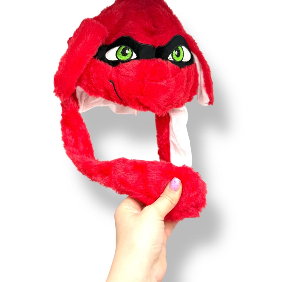 Сяюча шапка Черепаха ніндзя (ЧЕРВОНА)  фото 2