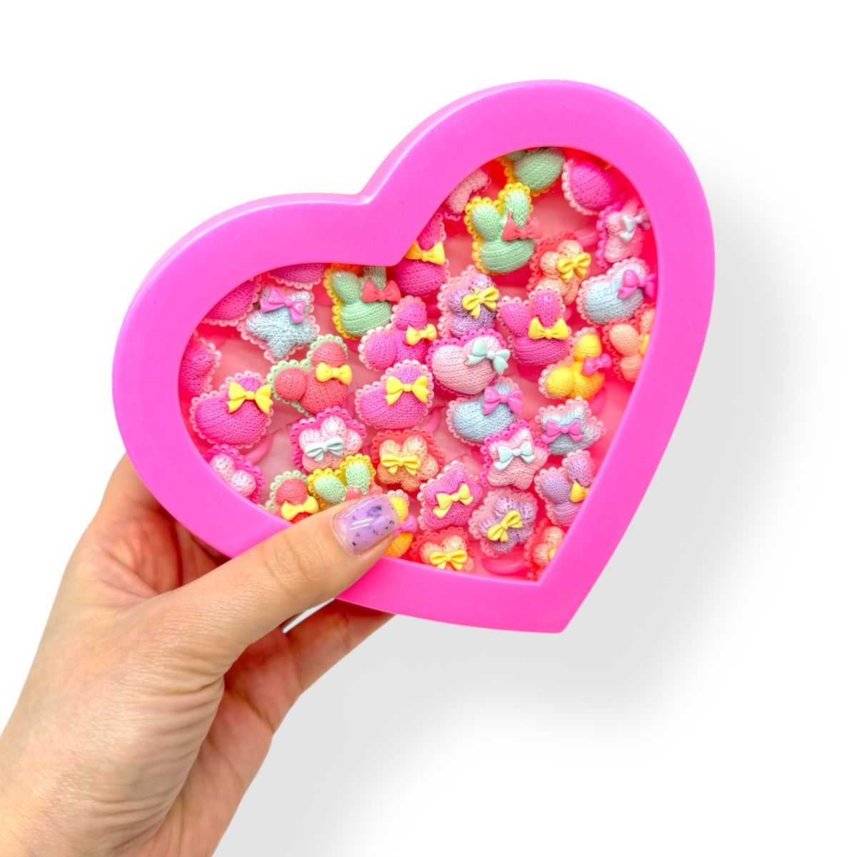 Дитячі колечка (рожеві, набір)  фото 2