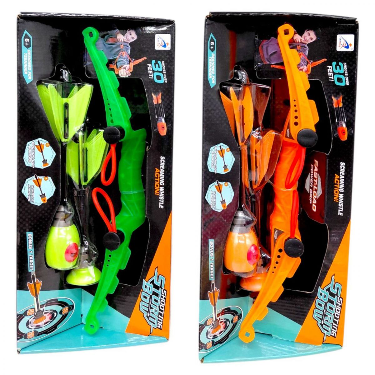 Лук зі стрілою на присосці, стріла свиститься (ЗЕЛЕНИЙ)  фото 2