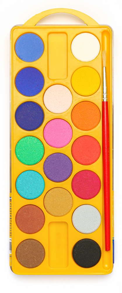 Фарби акварельні 18 кольорів в наборі  фото 2