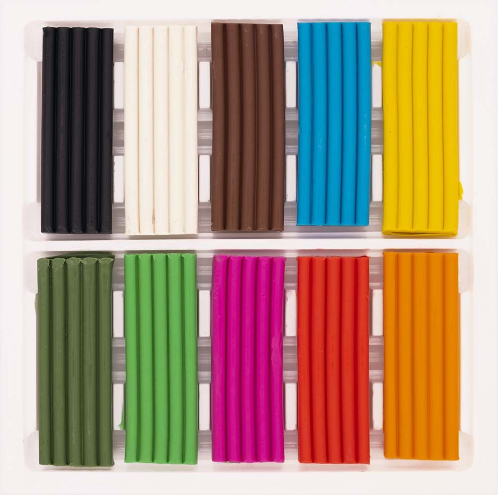 Пластилін прямокутний (10 кольорів)  фото 2