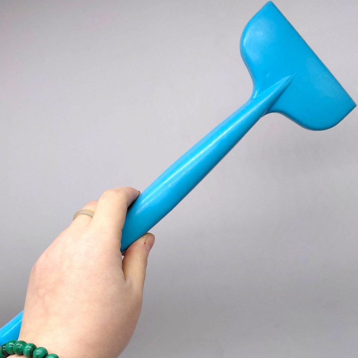 Пісочний набір Лопатка та граблі МАЛИНОВО-СИНІЙ  фото 2