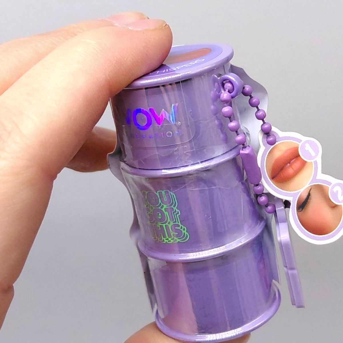 Пігмент косметичний 2в1 "Модний бочонок", золото  фото 2