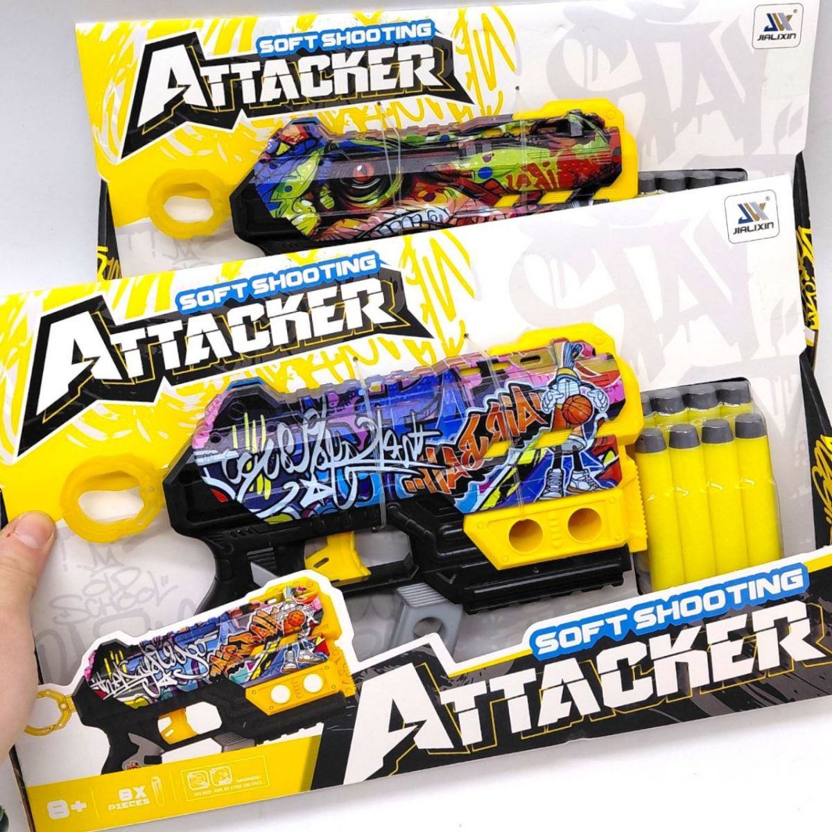 Іграшкова зброя Бластер ГРАФІТІ ФІОЛЕТОВИЙ  фото 2