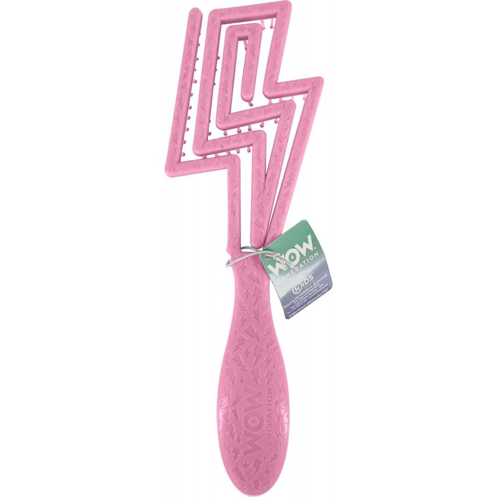 Гребінець для волосся "Блискавка" РОЖЕВИЙ  фото 2