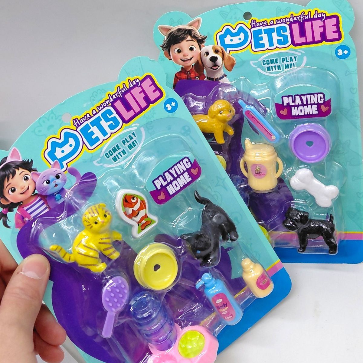 Набір для гри "Зоомагазин" РОЖЕВА ТАРІЛКА  фото 2