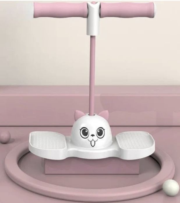 Дитячий джампінг, підсвічування, в пакеті (РОЖЕВИЙ)  фото 2