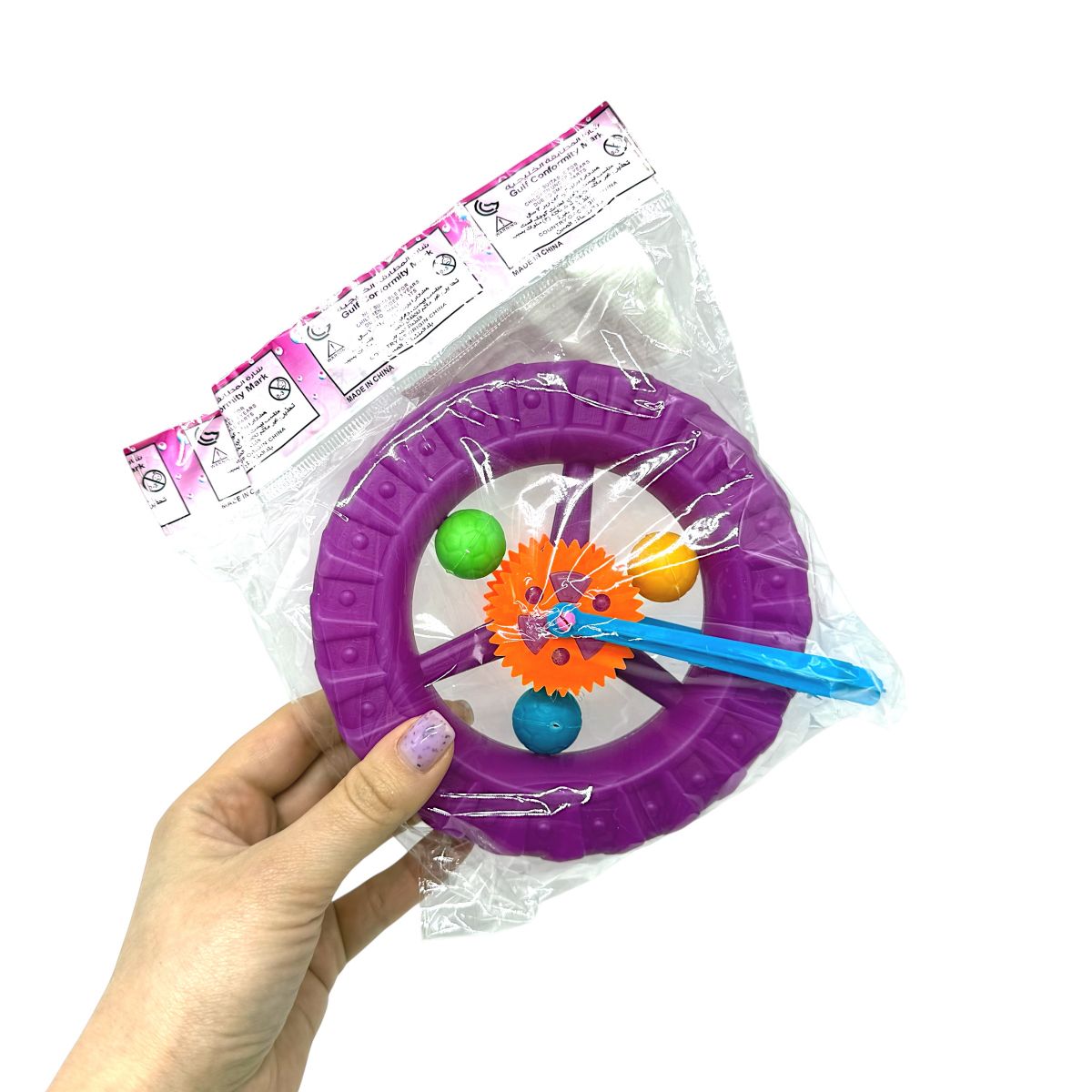 Каталка-колесо, в пакеті (ФІОЛЕТОВА)  фото 2