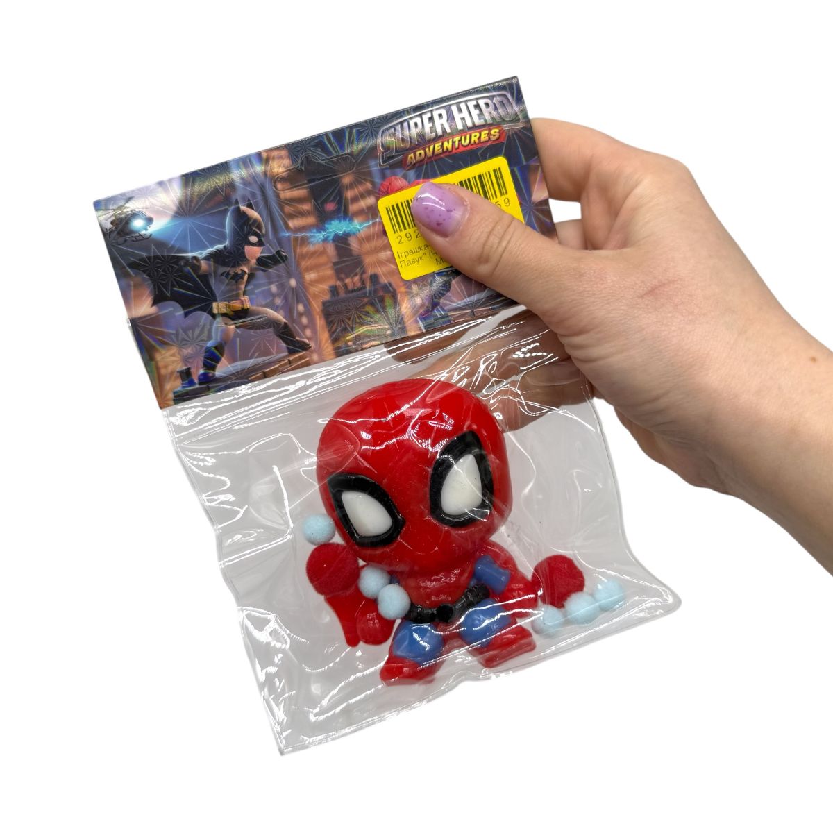 Іграшка-антистрес "Людина-Павук" (ЧЕРВОНА)  фото 2