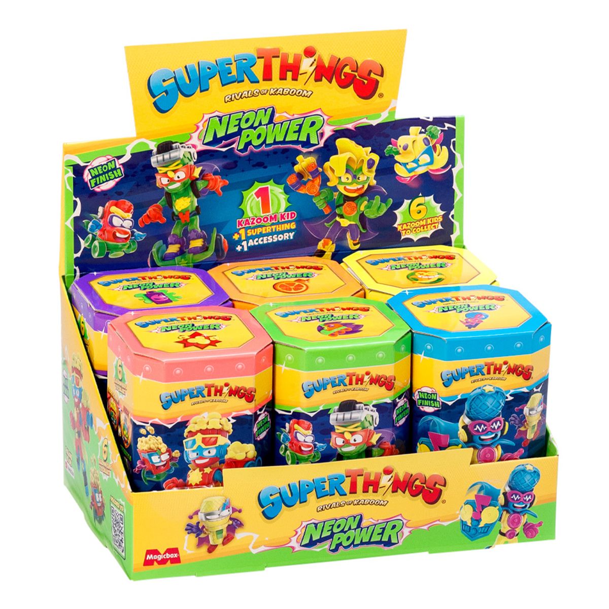 Ігровий набір "SUPERTHINGS серії Neon Power – КАЗУМ-КІД" (ПОМАРАНЧЕВИЙ)  фото 2
