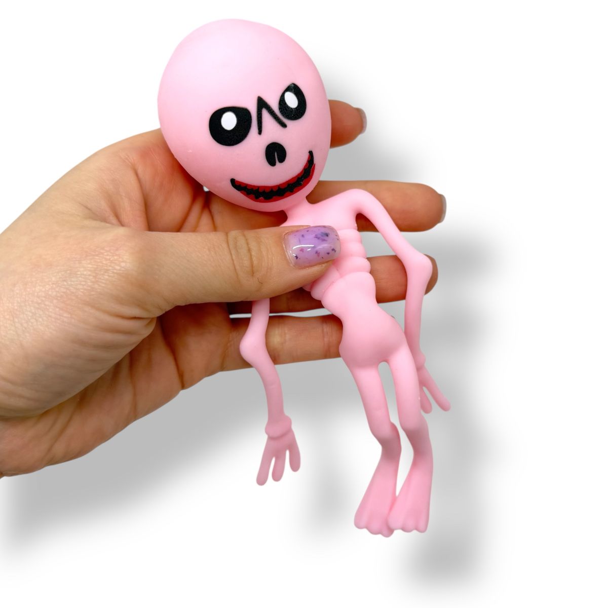 Іграшка-антистрес "ПРИБУЛЕЦЬ" 18см (РОЖЕВИЙ)  фото 2