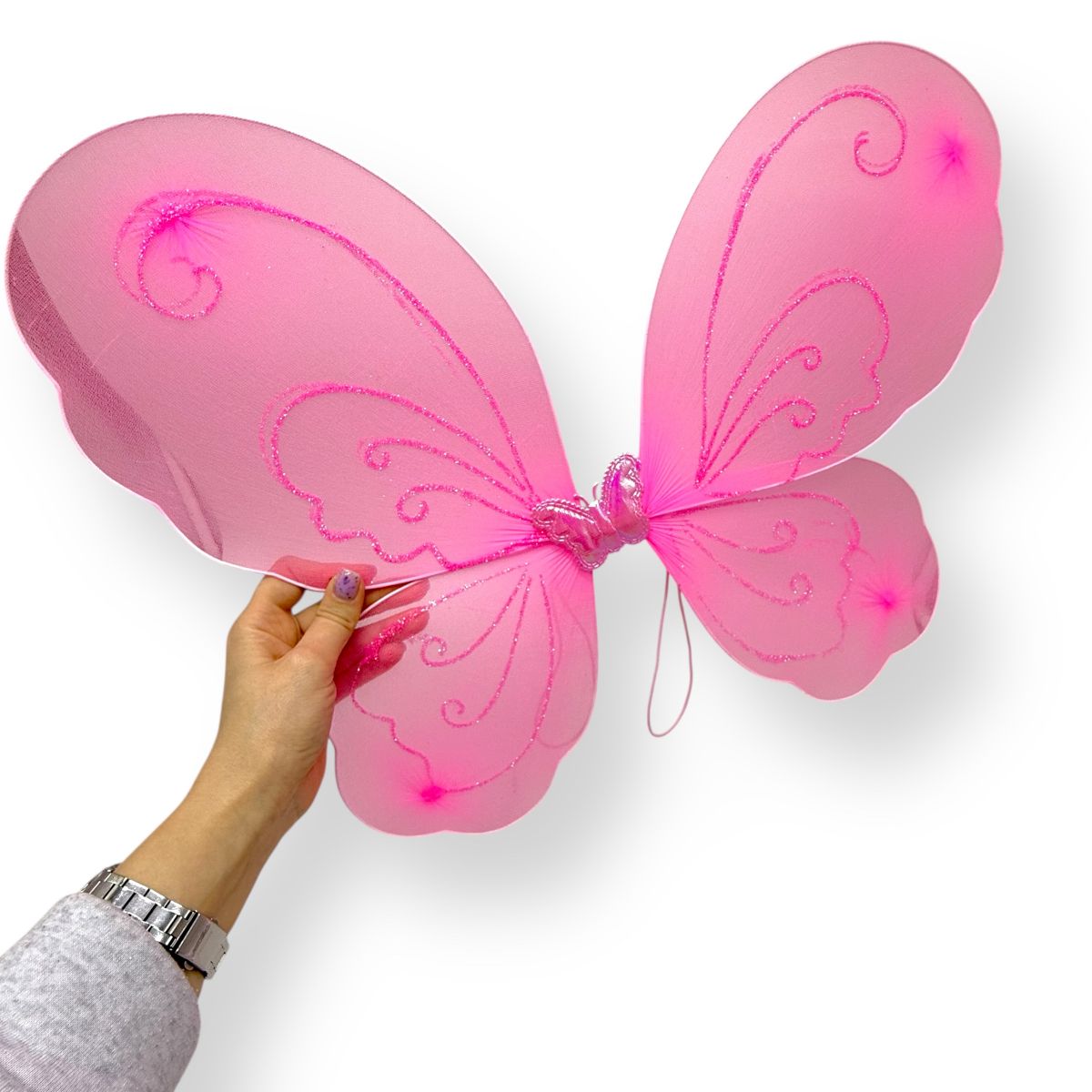 Крила метелика з обручем, паличка (РОЖЕВИЙ)  фото 2