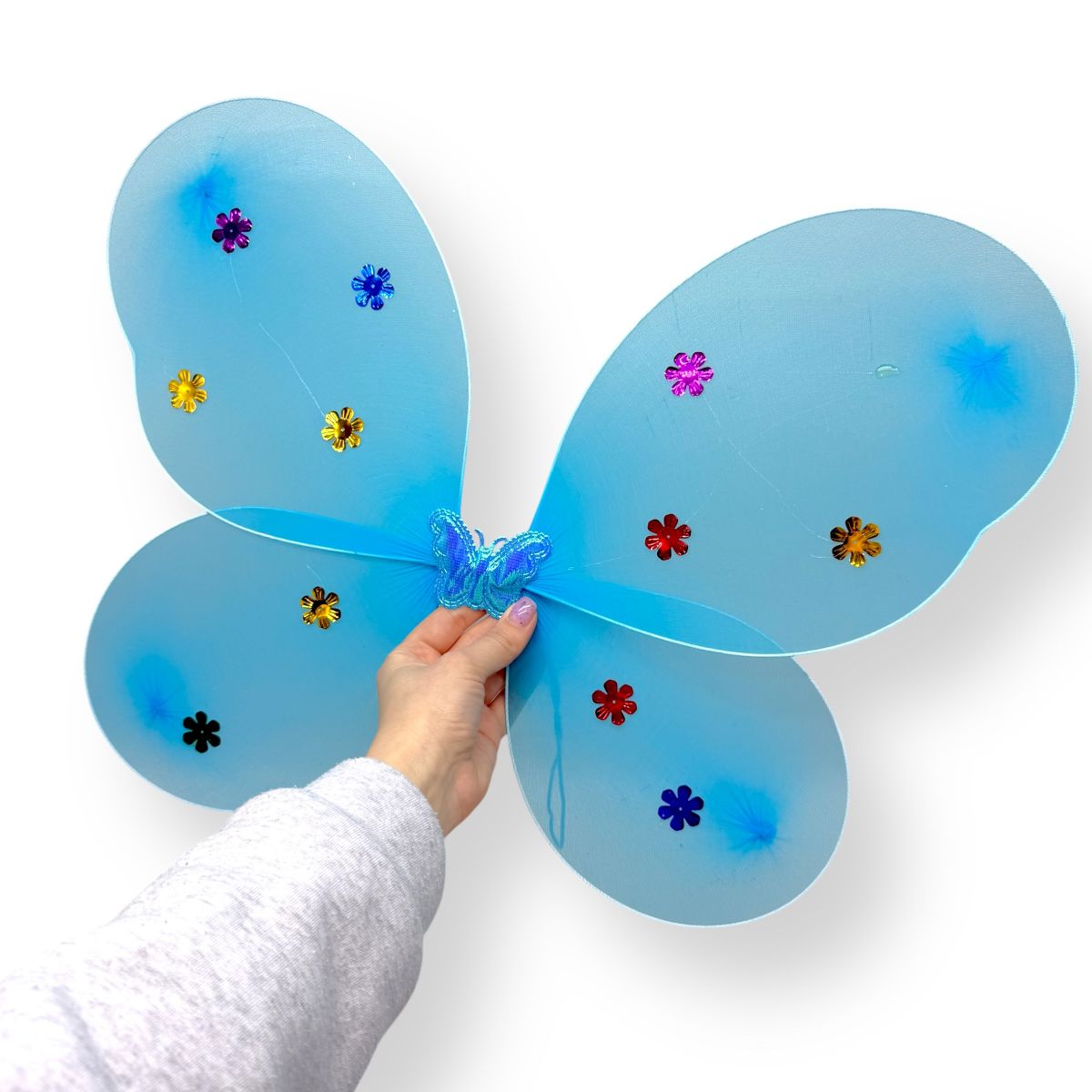 Крила метелика з обручем (БЛАКИТНІ)  фото 2