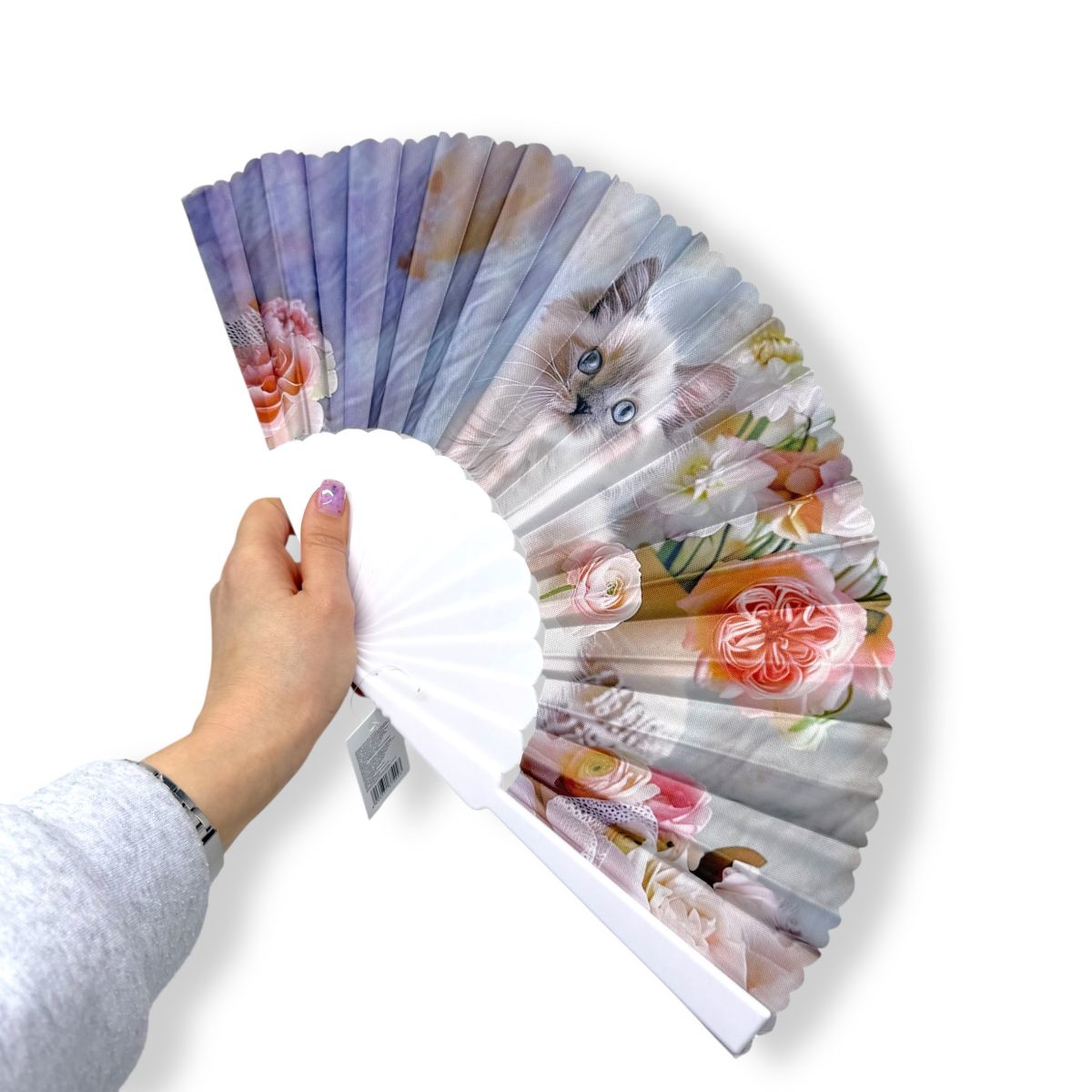 Аксесуар віяло мікс видів (КОТИКИ)  фото 2