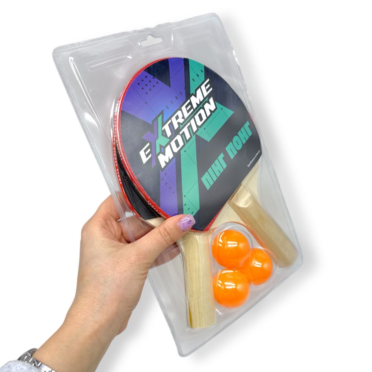 Набір для тенісу 3 мʼячики в наборі, 2 ракетки  фото 2