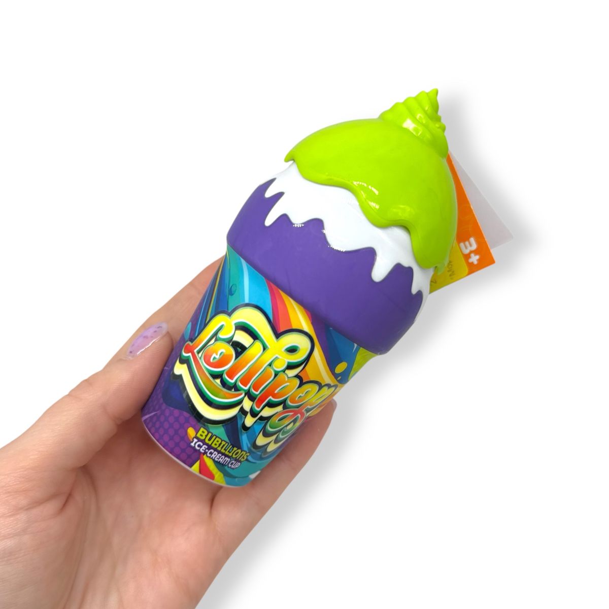 Мильні бульбашки "Морозиво" (ПОМАРАНЧЕВИЙ)  фото 2