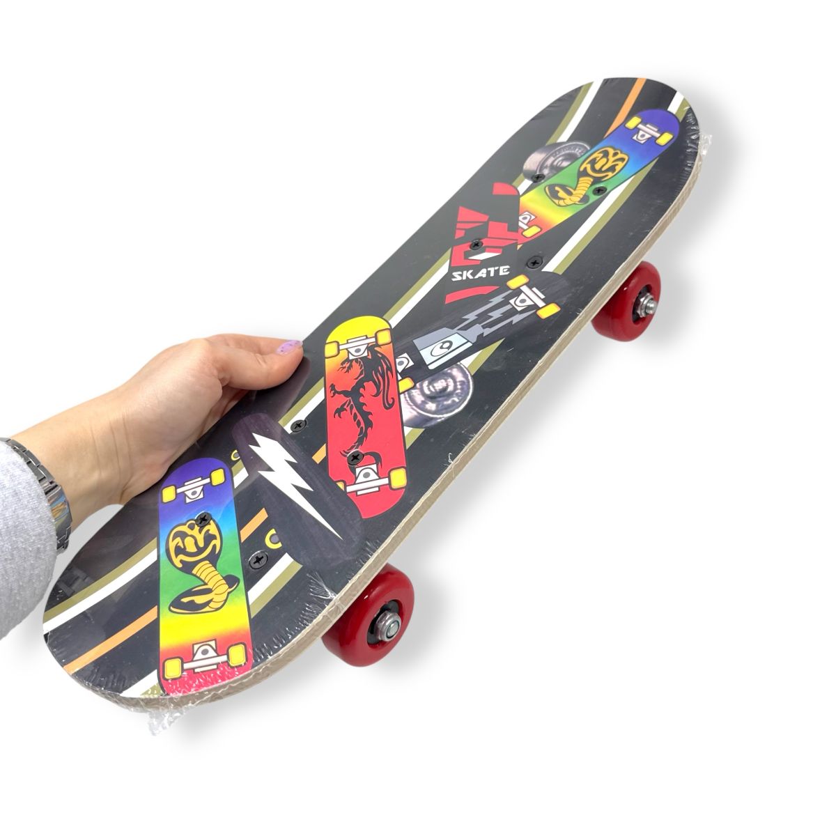 Скейт 43*13 см, колеса PVC (ВИД 6)  фото 2