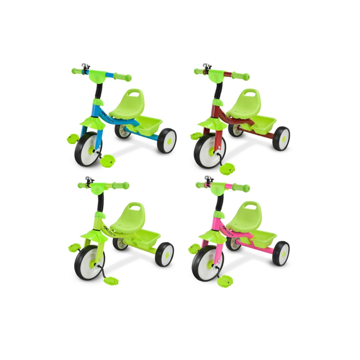 Триколісний велосипед TR2602, (ЗЕЛЕНИЙ)  фото 2