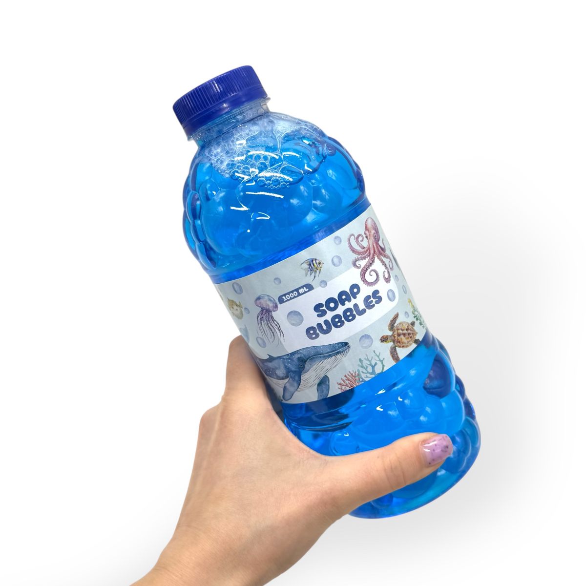 Бульбашки мильні «Щаслива дівчинка».  Об’єм 1000 мл  фото 2