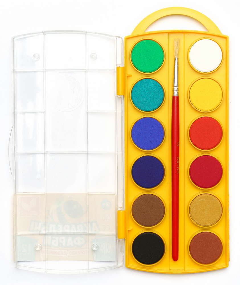 Фарби акварельні (12 кольорів в наборі)  фото 2